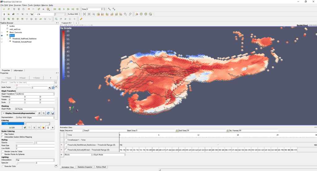 Pilbara Iron Ore Rio Tinto paraview strategic scheduling